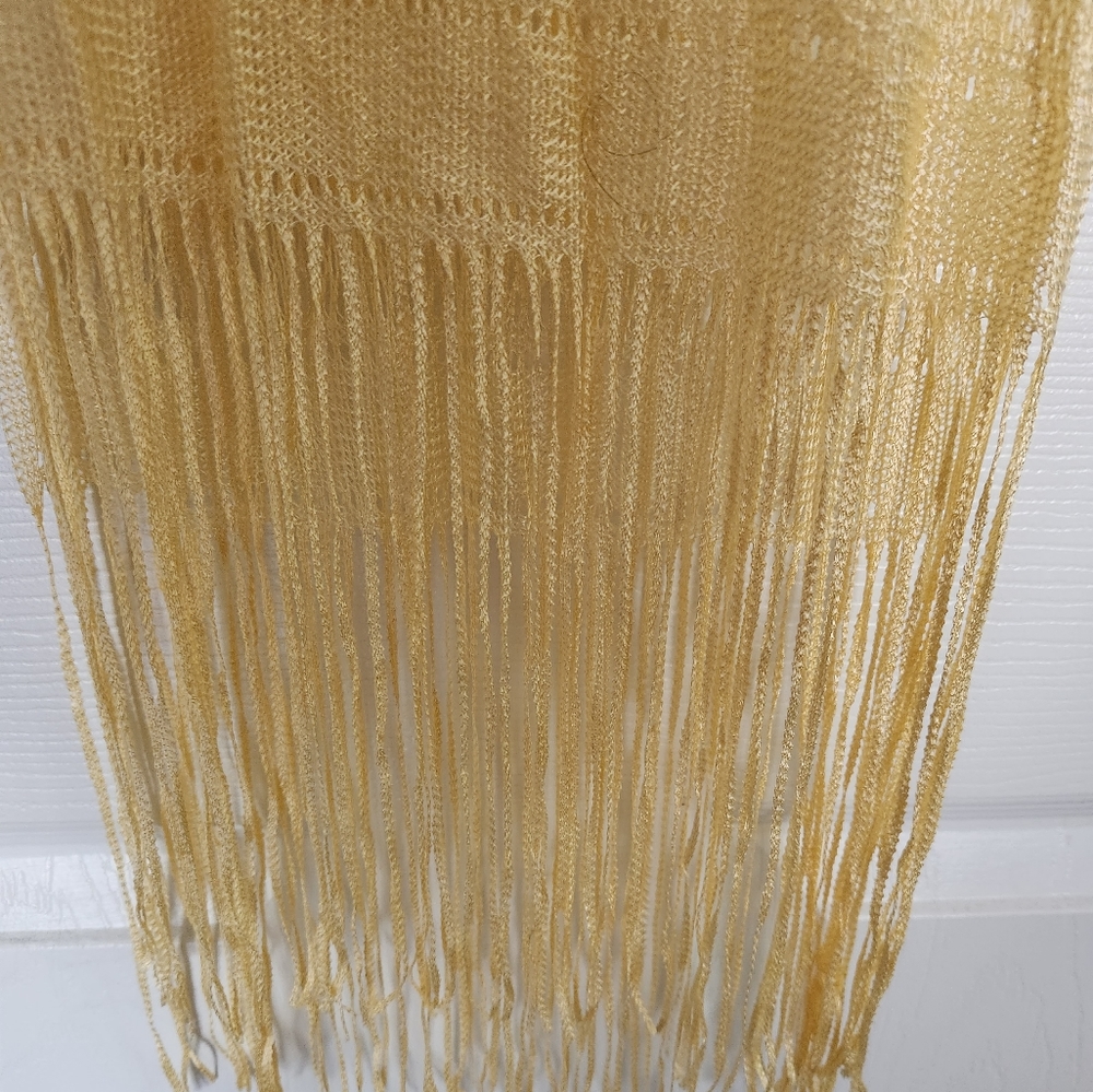 Long Rayon Fringe Scarf - Picture 6 of 9